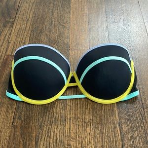 Victoria’s Secret bandeau swim top with underwire